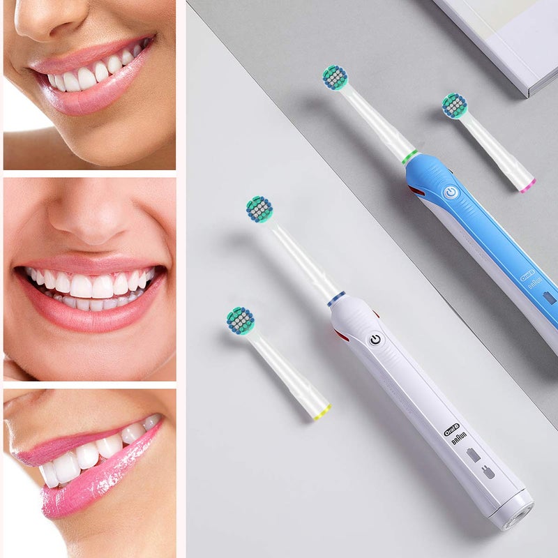 KHBD Replacement Heads Compatible with Oral B Braun Toothbrushes Electric- 16 Pack Professional Precision & Sensitive Brush Heads Refill for Oral B 7000/Pro 1000/9600/ 5000/3000/8000 - Image 5